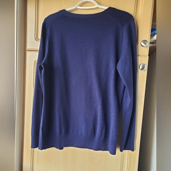 Lord & Taylor Merino Wool Cardigan - Picture 6 of 7